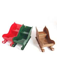 Christmas Sleigh Decoration Gift Car, Christmas Decoration Big Sleigh Decoration, Winter Sleigh Gift Candy Storage Container, Candy Rack Storage, Christmas And New Year Party Decoration Supplies Christmas Sleigh Scooter Mini Plastic Sleigh Winter Skiing Decoration.