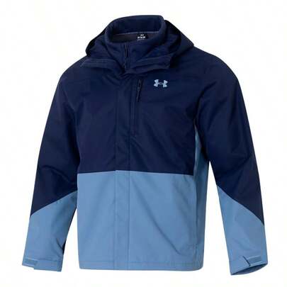 Under Armour Áo khoác/áo khoác ngoài UA Porter 3 trong 1 Clrblk Jkt-BLU dành cho nam, Thể thao ngoài trời thường ngày, Kiểu dáng 6001213-403