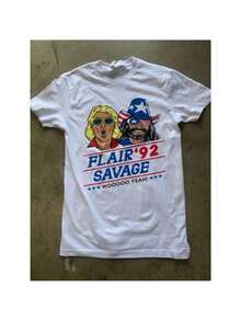 haochu Ric Flair 92 Wooooo Yeah Fan Shirt - White - View 1