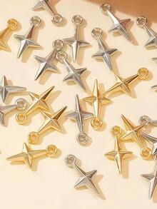 30pcs Star Jewellery Making Pendants, Star Pendants.Charms For Jewelry Making,Trinkets,Wedding Items, Charm Bracelet,Charms.Birthday Parties, Christmas Decorations, Adult Craft Supplies,Suitable For Earrings, Necklaces, Amulets, Bracelets DIY Jewellery Making.Gifts For Women,Bag Charms