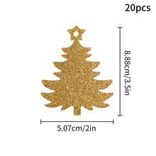 20/50 ملصق شجرة عيد الميلاد بشكل البصل، باللون الأحمر والأخضر والأصفر والمرصع بالنجوم المتلألئة، لتزيين هدايا عيد الميلاد وتغليف الهدايا، ملصقات شجرة عيد الميلاد، علاقات ورقية لعيد الميلاد