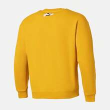 Puma Unisex Sportswear, Fashionable Casual Crew Neck Sweatshirt Pullover - Yellow - View 2