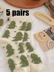 Niedliche Kuh gemusterte Plüsch Rundhals Socken, dick und warm Korallen Fleece Socken, Damen Seide Strümpfe und Socken, weich und bequem, geeignet für den täglichen Gebrauch, Weihnachten, Winterwärme Zuhause, Herbst- und Wintersocken, offene Socken, Herren mittellange enge Röhrensocken