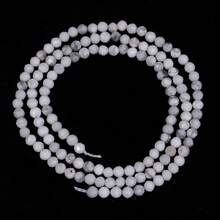 1 hebra de 2 mm de cuentas de piedra natural facetadas, diámetro pequeño apto para hacer joyas DIY, pulseras, collares, accesorios de artesanía, aproximadamente 145 cuentas por hebra - Multicolor - Ver 21