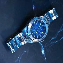 Moemton Mountain Peak Series Men's Automatic Mechanical Watch Business Fashion Watch Calendar Frame Folding Buckle Stainless Steel Strap M114.BSSA01/M130.BSSA01/M135.BSSA01