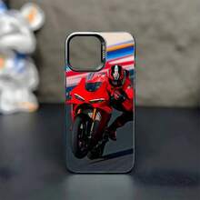 Motorcycle-P-Panigale-v4 Phone Case Covercompatible with 17,16,15,14,13,12,11 Plus,Pro Max Black Matte Shockproof Cover,Covercompatible with  17 Hülle, 17 pro Hülle, 17 promax Hülle - Z1 - Übersicht 5
