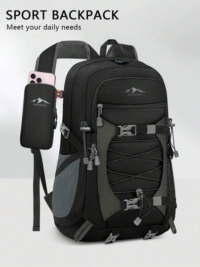 NEWHEY 徒步背包 40L 可打包背包防水背包轻便露营背包男女徒步背包户外旅行徒步