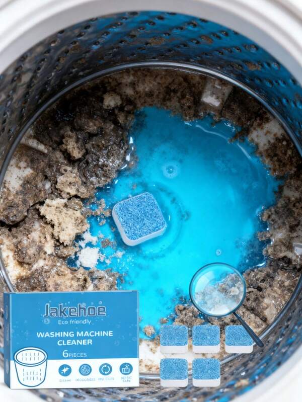 Pastillas de limpieza para lavadora, limpiador de tambor de mantenimiento diario, eliminación de manchas, desincrustante, pastillas de limpieza que eliminan los olores
