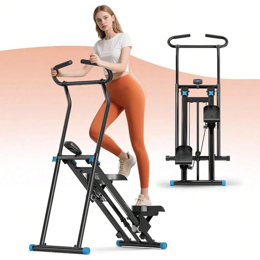 Stair Stepper Machine Compact Foldable Home Gym Vertical Climber Exercise Equ - View #7