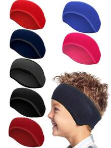 Kids Boys Girls Ear Warmers, Stretchy Ear Muffs For Autumn Winter, Suitable For 4-14 Years Old Children, Teens, Outdoor Sports Cold Weather Protection, Daily Wear, Holiday Gift - Multicolor - View 1