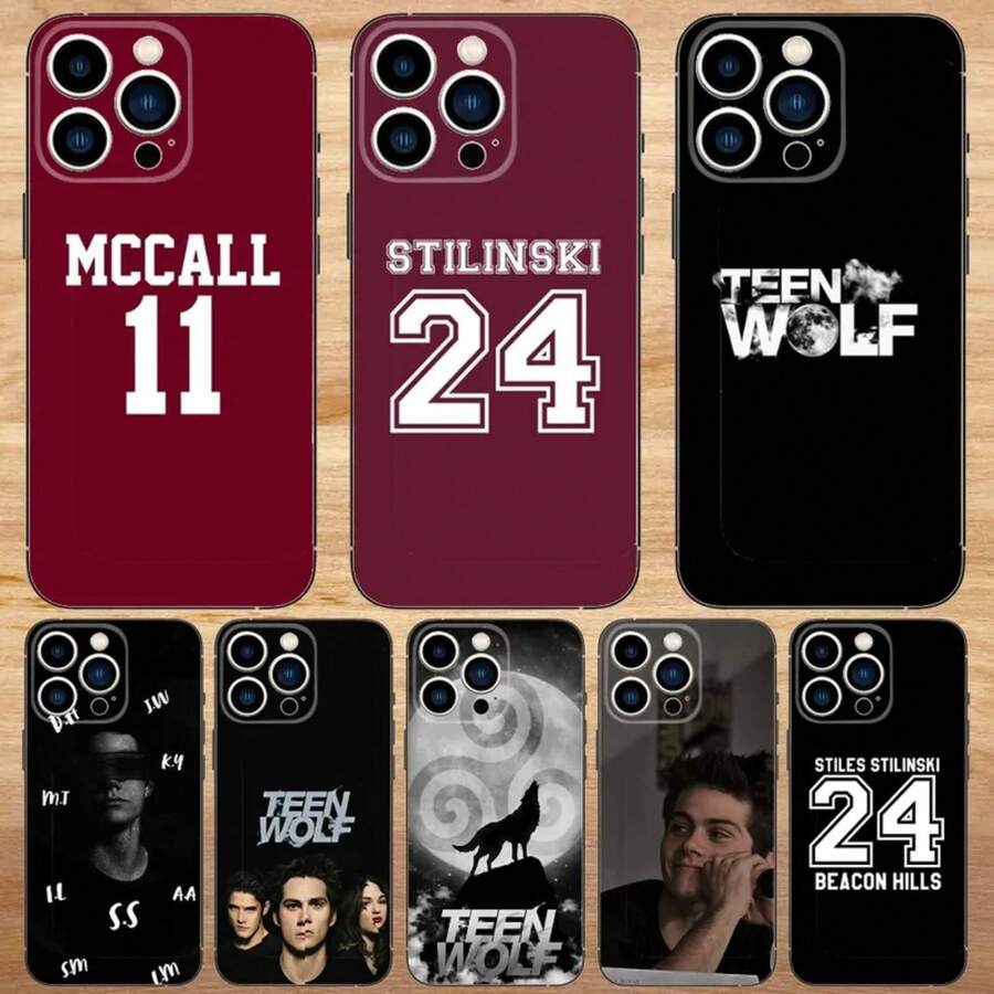 T-TeenS W-Wolf 11 24 Phone Case Covercompatible with 15,14,13,12,11,Pro,Max,Plus,Mini,X,XS,XR,8,7,6,S,Plus,SE Soft Black Case,Covercompatible with  17 Hülle, 17 pro Hülle, 17 promax Hülle - Z2 - Übersicht 1