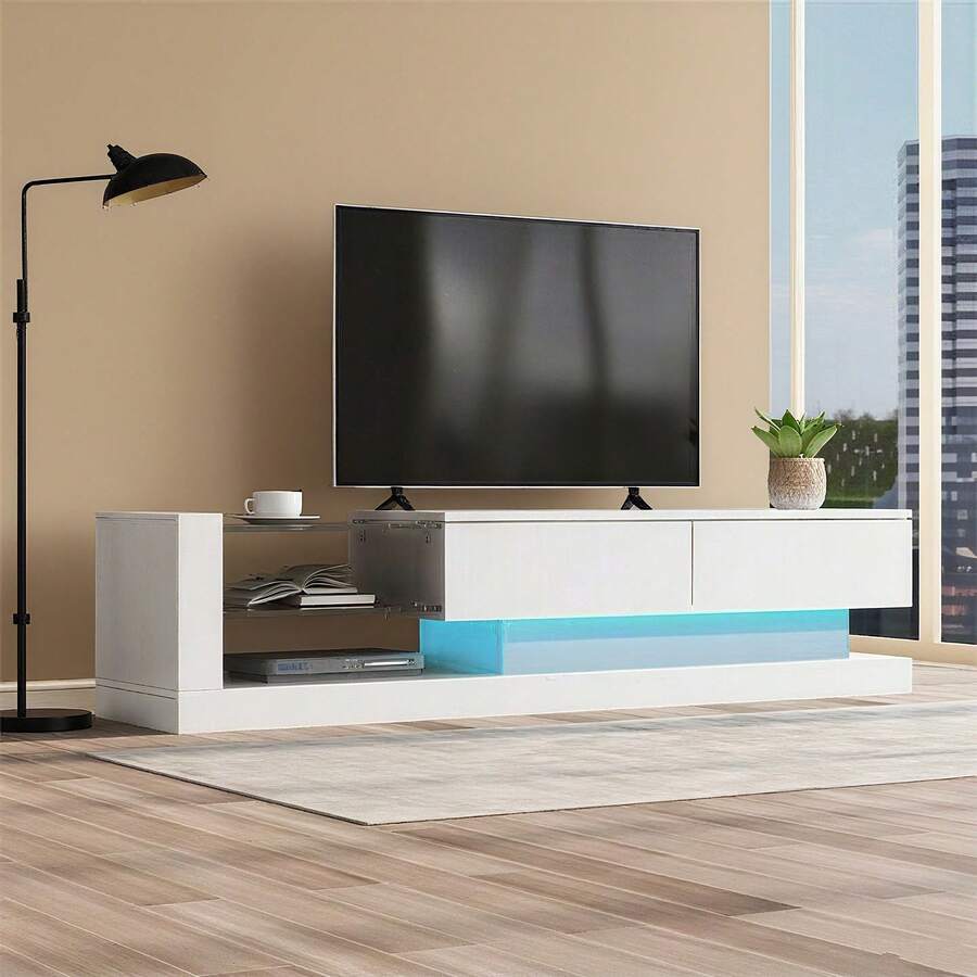 Television Stands & Entertainment Centers - White - View 1