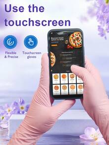 10/20/30pcs Disposable Nitrile Gloves, 12-Inch Long, Waterproof And Oil-Proof, Extended Protection, Suitable For Laundry, Cooking, Kitchen Cleaning, Bathroom Sanitation, Multi-Purpose Gloves