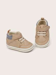 Infant Soft Sole Anti-Slip Sneakers, Casual Fashion Infant Shoes For 0-1 Year Old, Suitable For Boys And Girls, Spring/Autumn - Khaki - View 5