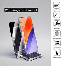 2pcs Tempered Glass Screen Protector Compatible With Xiaomi 15/14/13, High Definition, High Aluminum, Anti-Scratch, Anti-Drop, Anti-Fingerprint, High Sensitivity Touch, Fingerprint Unlock