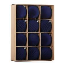 12pcs Velvet Christmas Ornaments Balls – Red Flocked Xmas Tree Hanging Ornaments With Golden Ribbons, Plastic Shatterproof Holiday Balls For Christmas Tree Decorations, Home Decor & Party Supplies, Elegant Christmas Ornament Sets For Seasonal Decor, Festive Hanging Baubles For Holiday Celebration Displays Christmas Decorations Room Decor Winter Christmas Decorations Home Christmas Gifts Christmas Decor