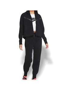 Nike 耐克运动服女式夹克休闲通勤日常轻便透气拉链柔软亲肤多功能易分层舒适秋季黑色 CW4298-010 - 黑色 - 查看 6