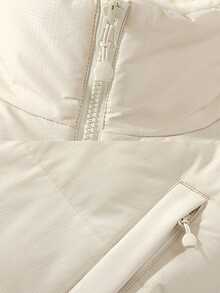 Reversible Thickened Lamb Wool Fleece Jacket, Warm And Windproof, Two-Sided Wear - Khaki - View 5