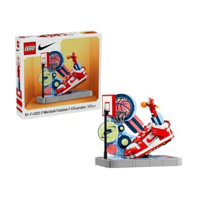  Lego  Ortak Markalı Set 43021 Nikedunk Akrobasi Ayakkabıları Atış Yapım Oyuncağı Erkek ve Kız Çocukları İçin