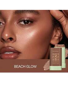 Pixi ON-THE-GLOW BRONZE Beach Glow,Dewy Creamy Texture,Deep Cocoa Tone,Smooth Balm,Beach Glow,Natural Contouring,Satin Sheen,Contour & Highlight Duo,Multi-Use Balm,19g/0.6oz. - Beach Glow - View 5
