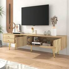Television Stands & Entertainment Centers - Khaki - View 6