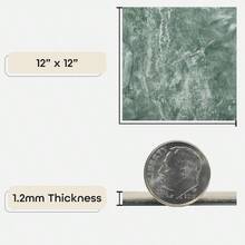 Home Furnishings FTVMA40220 12 - Inch Vinyl Tile, Marble Classic White with Veins, 20 - Pack - Granite + Aspecto de mármol - Ver 4