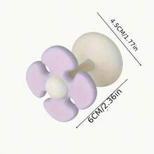 1 Stück Kunststoff Blumen Kabelhalter, selbstklebender Kabelorganizer für den Schreibtisch, einfach zu installieren, elegantes Design, mit Kabelmanagement für den Schreibtisch