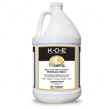 KOE Odor Eliminator 1 Gallon Concentrate – K.O.E. Odor Remover For Strong Odor For Cages, Runs & More (Apricot, Fresh, Original) - Albaricoque - Ver 4