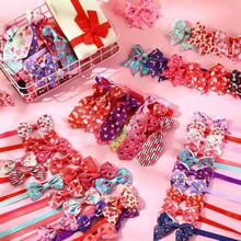 240 Pcs St. Patrick's Day Dog Bow Ties Spring Dog Collars Adjustable Dogs Bow Ties Collar Valentines Dog Accories For Pet Small Medium Dog Cat Accories Heart - Multicolor - View 5