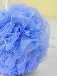 1pc Bath Sponge, Lathering Bath Ball, Exfoliating Scrub Sponge, Lather Net, Bath Flower Ball - Multicolor - View 9