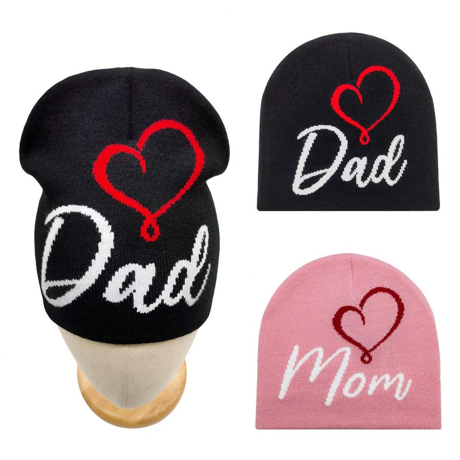 Warme gestrickte Beanie Mütze, weich & elastisch nahtlose Schädelkappe, geeignet als Geschenk für Eltern im Herbst/Winter, Accessoires für Herren Winterbekleidung