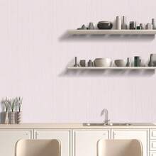 Arthome 40x300CM Papel de Contacto Autoadhesivo Vinilo de PVC Grano de Beige Lino Impermeable,Papel Pintado Vinilo Decorativo para Muebles,Encimera,Cocina,Estante - Tela Rosado - Ver 6