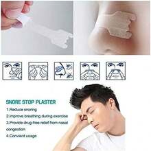 50/100pcs Unisex Nasal Strips, Reduce Snoring, Instantly Improve Sleep, Gently Expand Nasal Cavity, Enhance Nasal Airflow And Improve Nasal Microcirculation - Multicolor - View 3