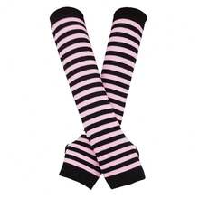 Bienvenu Punk Gothic Rock Long Arm Warmer Fingerless Gloves{"Color_name":""} - Nhiều màu10 - Xem 1