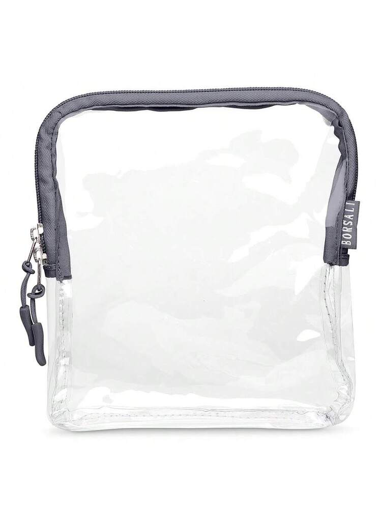 clear toiletry bag for air travel BAGSMART 2-Pack TSA Approved Water-Repellent, Black Compliant with most airlines Emapoy Clear Makeup Bag, Waterproof