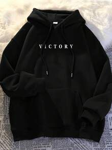 Kapuzenpullover "Casual Victory" - 黑色 - 查看 1