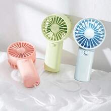 1pc Mini Portable Fan, Lightweight Handheld Fan - Ideal For Office, Outdoor, Traveling And Camping - Stay Cool Anytime,Anywhere! - (Batteries Not Included),Christmas - 彩色 - 查看 7