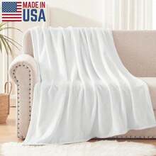 Blankets Flannel Print Collage Portable Lightweight Thin Throw Blankets For Bed Car Bedspread.Jpg - White - View 2