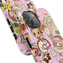 Pinky Donut Yummy  Phone Case, Cute Design, Scratch And Drop Protection Tough Case & Tough Phone Case -& Tough Phone Cover Hard Case Tough 2 - 混合色1 - 查看 4