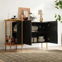 Buffets & Sideboards - Black + Particle Board - View 4