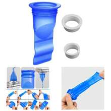 4 Paquetes de Prevencin de Reflujo de Drenaje de Piso Drenaje de Suelo Antiolor de Goma Vlvula de Drenaje Unidireccional de Silicona para Tubera de Fregadero en Bao Cocina Lavandera azul 4 - azul 4 - Ver 1