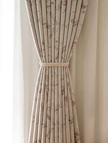 1pc Blackout Thermal Insulated Curtain - 99% UV-Resistant Polyester, Rod Pocket Hanging, Non-Bleachable Plain Weave, Bedroom Art Theme, Coated Blackout Thermal Insulation, Noise Reduction - Ideal For Bedroom, Farmhouse And School Deep Sleep (280g Fabric Weight) - Multicolor - View 7