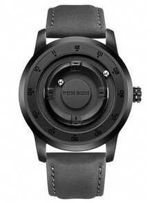 Foxbox Kids Watch Fashionable Boy's Watch, Cool Dial Display Design Waterproof Rotating Magnetic Bead Watch, Gift For Family Party