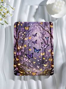 Ốp lưng bảo vệ máy tính bảng họa tiết rừng bướm hình đèn ngủ Dreamy, tương thích với iPad 9.7/10.2/10.5/10.9/12.9/Pro 11, thế hệ thứ 10, tương thích với Samsung Galaxy Tab S6 Lite 10.4 inch, tương thích với Kindle Paperwhite thế hệ thứ 12 năm 2024, Kindle (thế hệ thứ 11) ra mắt năm 2022, bảo vệ chống rơi mềm mại, chân đế thông minh/tự động đánh thức/ngủ - Nhiều màu - Xem 3