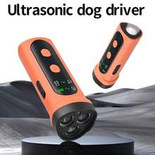 New Ultrasonic Dog Repeller, 3-Probe Strobe Light Anti-Barking Device, Rechargeable Outdoor Deterrent For Large & Small Dogs, Cats