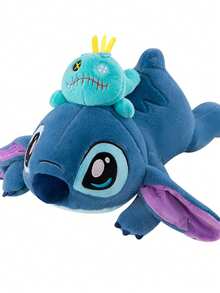 40CM. Genuine 53CM Kawaii Stitch Stuffed Toy Lying Position Stitch Plush Doll Throw Pillow Birthday Gift For Kids Or Girlfriend, The Perfect Decoration - The Perfect Gift. The Perfect Choice For Home Interior Decoration, Party Decoration, Birthday Gifts, And Various Festival Presents, Fashionable.