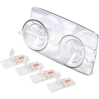 Soporte para Pase de peaje para EZ Pass, I Pass, I Zoom, PalPass, FasTrak, Quick Pass, Pass, PrePass, Toll Pass Parabrisas, Transparente, 3.9x 2.1 Pulgadas