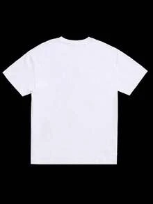 Maglietta in cotone Gildan 190g-YTC001 - Bianco - Visualizzare 2