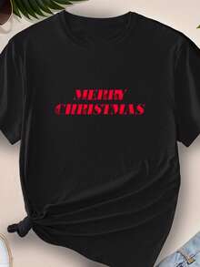 Women's Text Customized T-Shirt, Short Sleeve Round Neck Casual Tops Summer And Spring, Women's Casual Sports T-Shirt