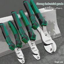 1把电缆剪钳，又称电线剪钳、电缆剪、剥线钳，6英寸、8英寸、10英寸可选，工业级，大开口，可压接，电缆剪钳、电线剪钳、剥线钳，锋利刀刃，高硬度，电工专用钳子工具